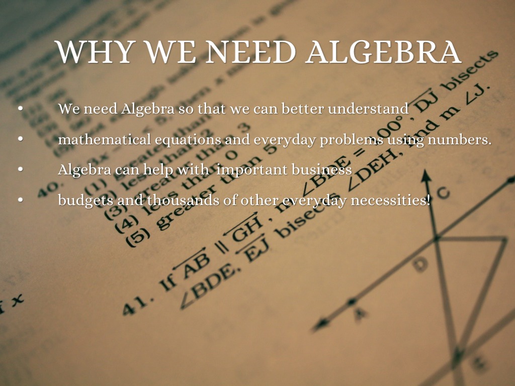 Why We Need Maths by Thomas Dorian