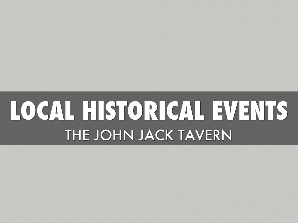 Local Historical Events