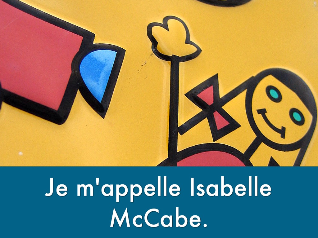 Je Me Présente Comic Life