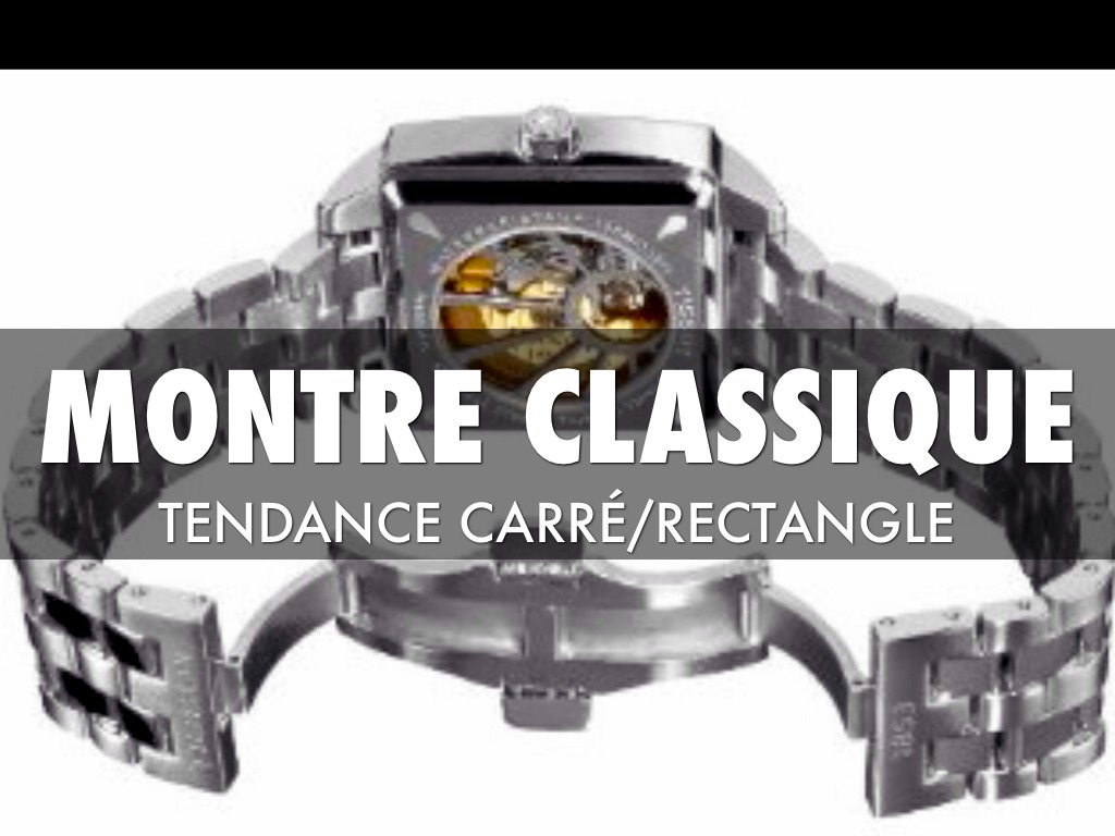 Montre Classique Carrée