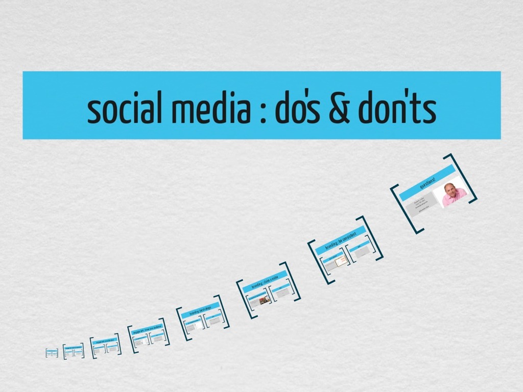 social media: do's & don'ts