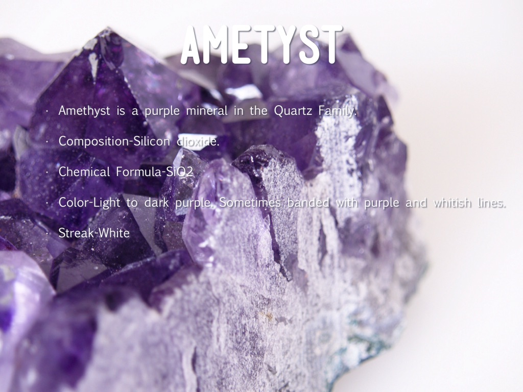 Purple Sio2 Minerals by Emma Fitzpatrick