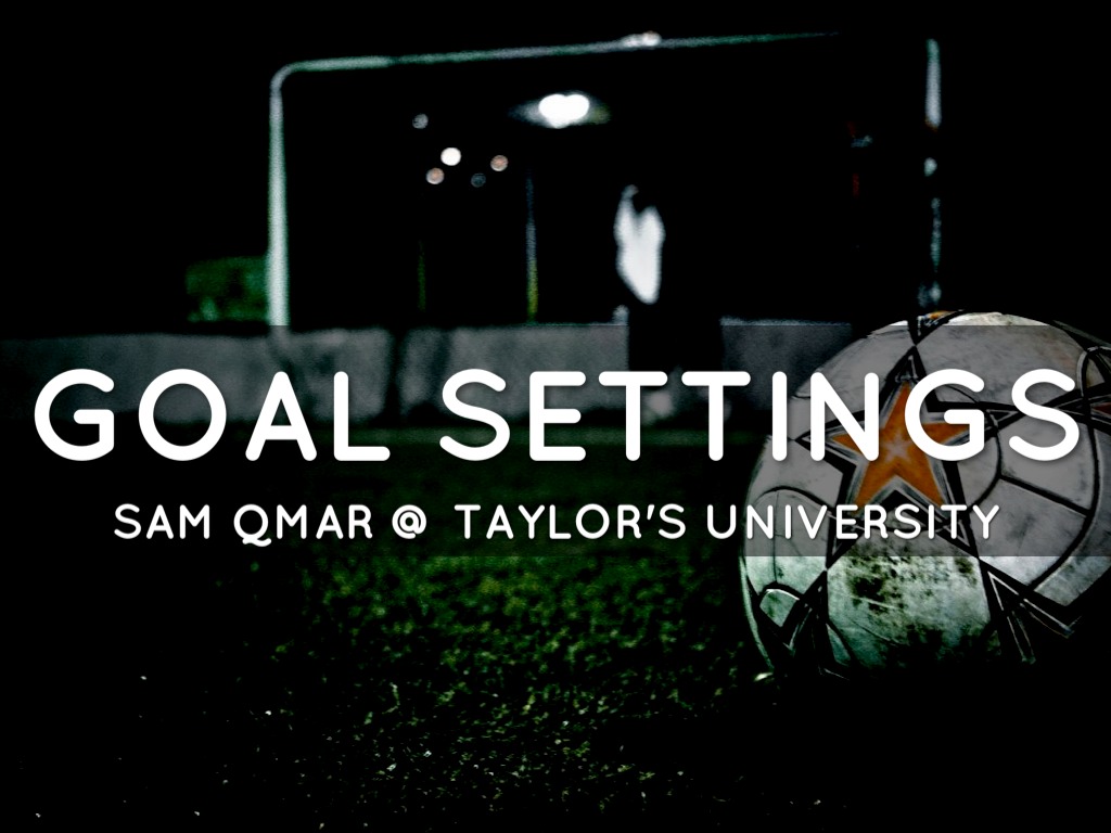 Personal Goal Settings