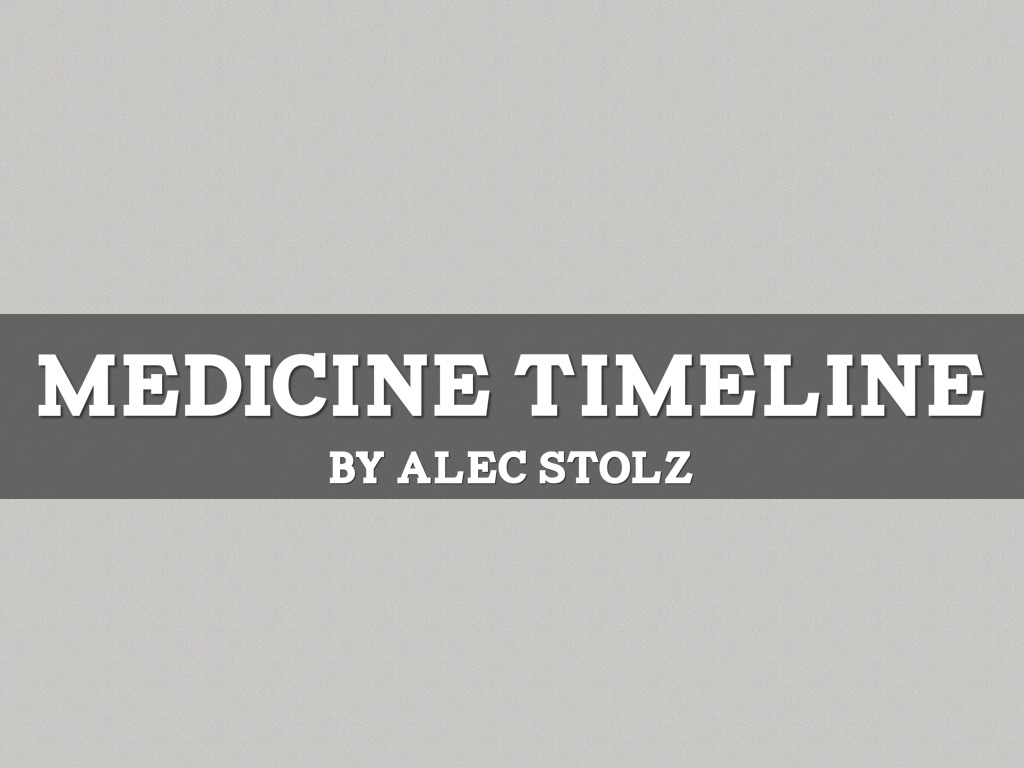 Medicine Timeline