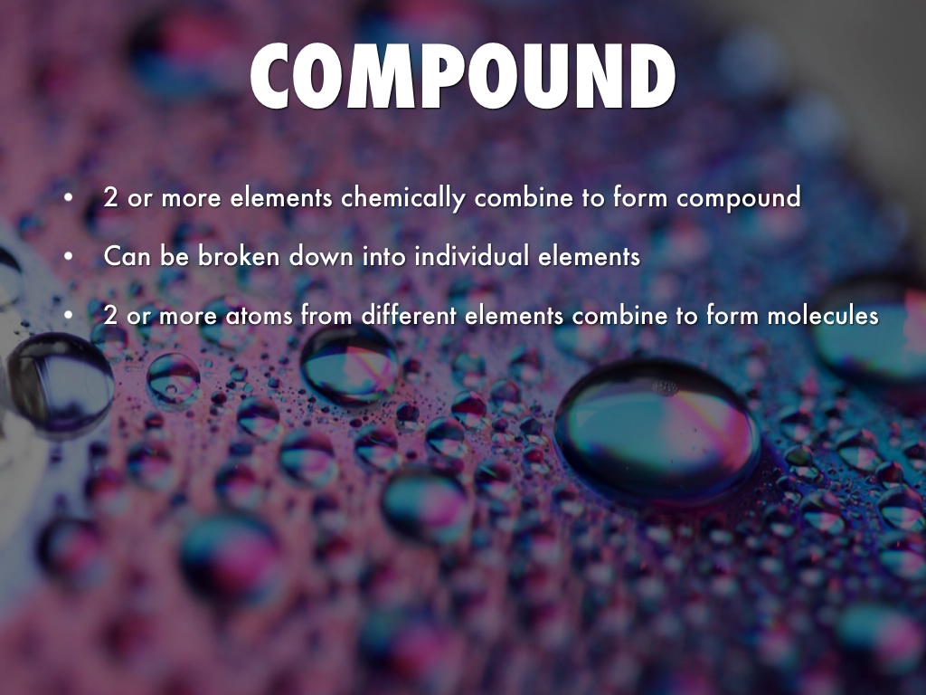 Element, Compound, Mixture by colormeimani22