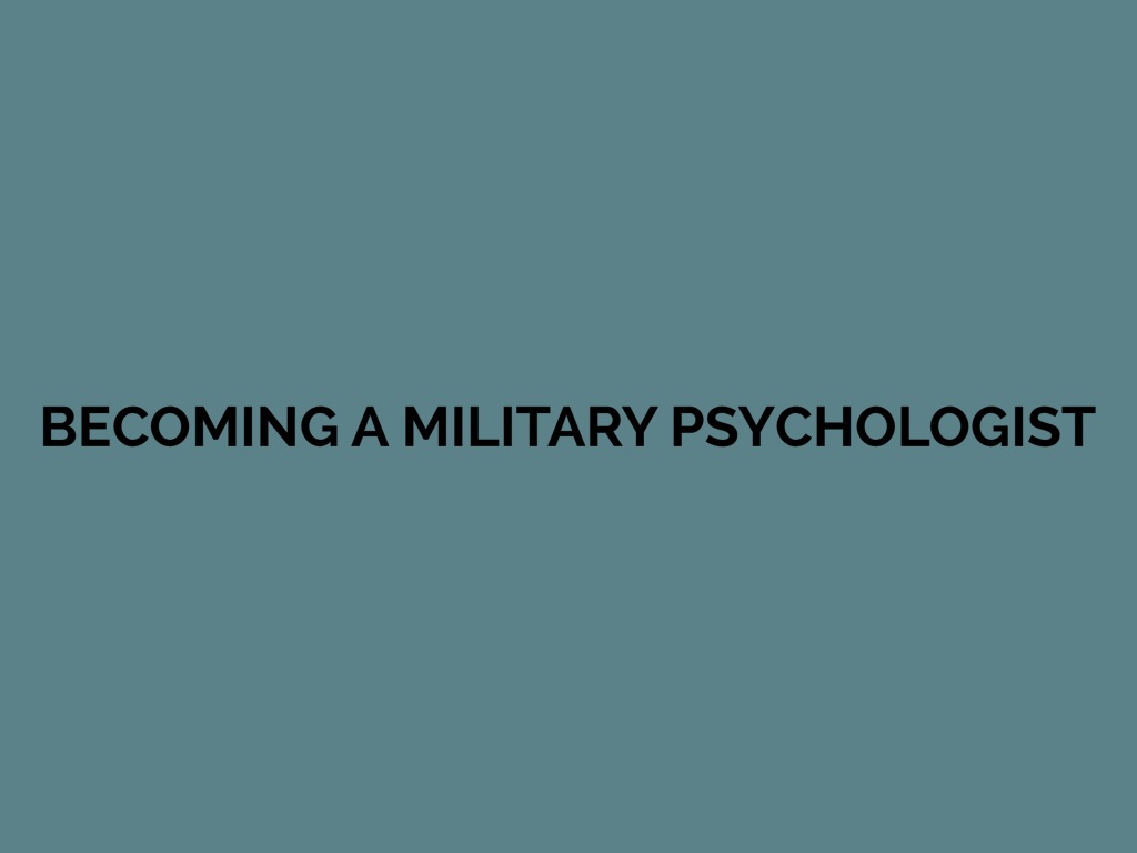 Military Psychologist by Summer Leonard