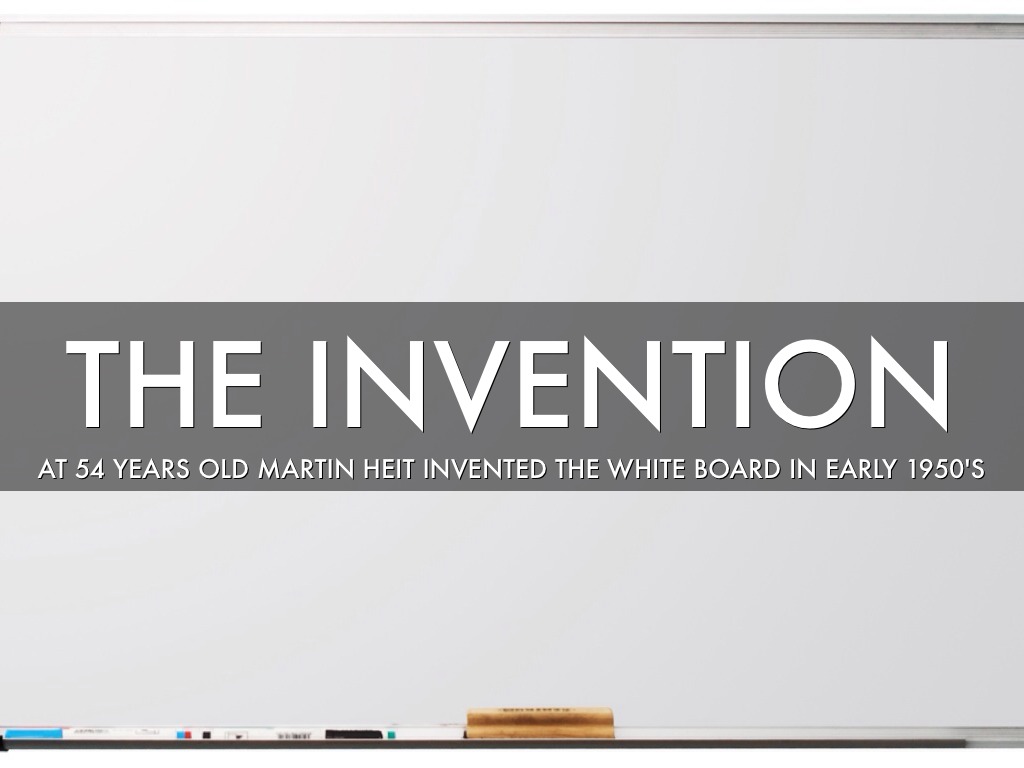 Martin Heit "The Whiteboard" by Julie Salce