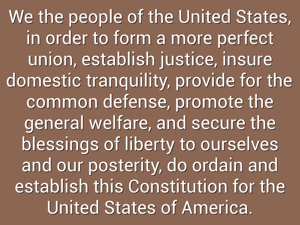 a perfect constitution A | more | perfect | union. a perfect constitution A | more | perfect | union.