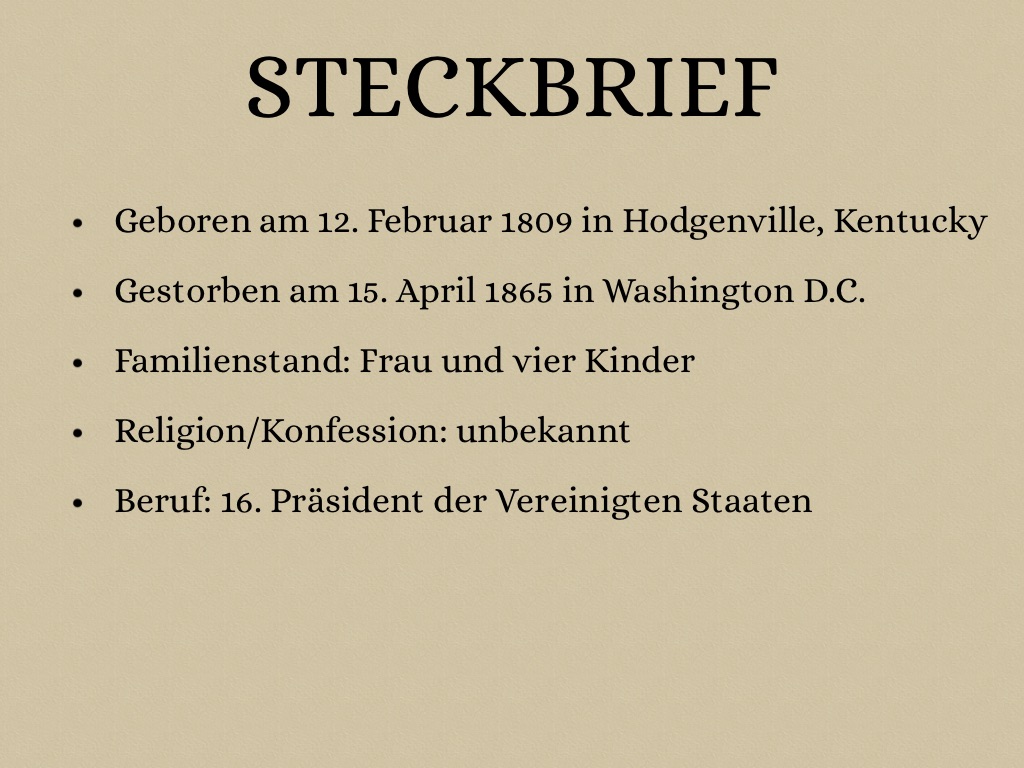 Abraham Steckbrief Abraham Steckbrief