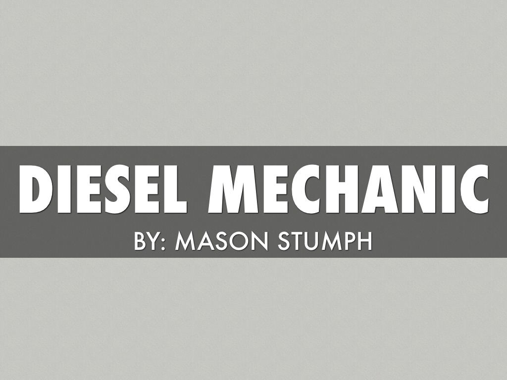 Diesel Mechanic 