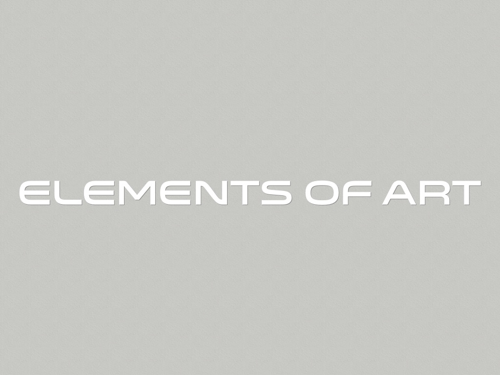 Copy of Elements Of Art