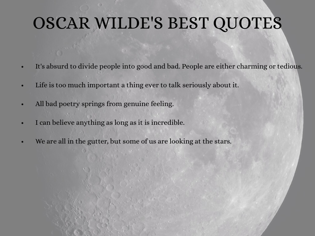 Oscar Wilde