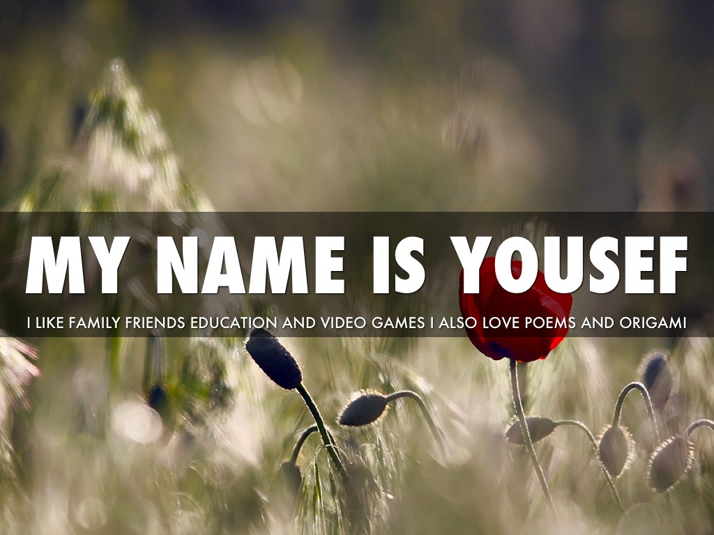 All About Me By Yousef Hindi