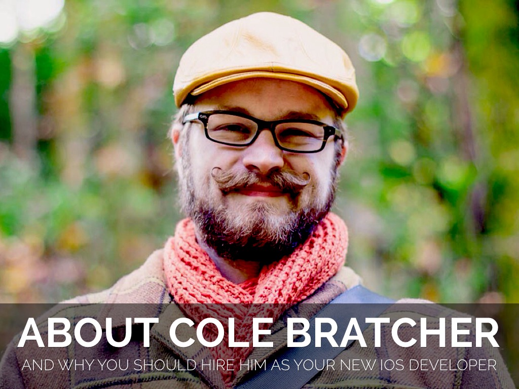 A Bit About Cole Bratcher