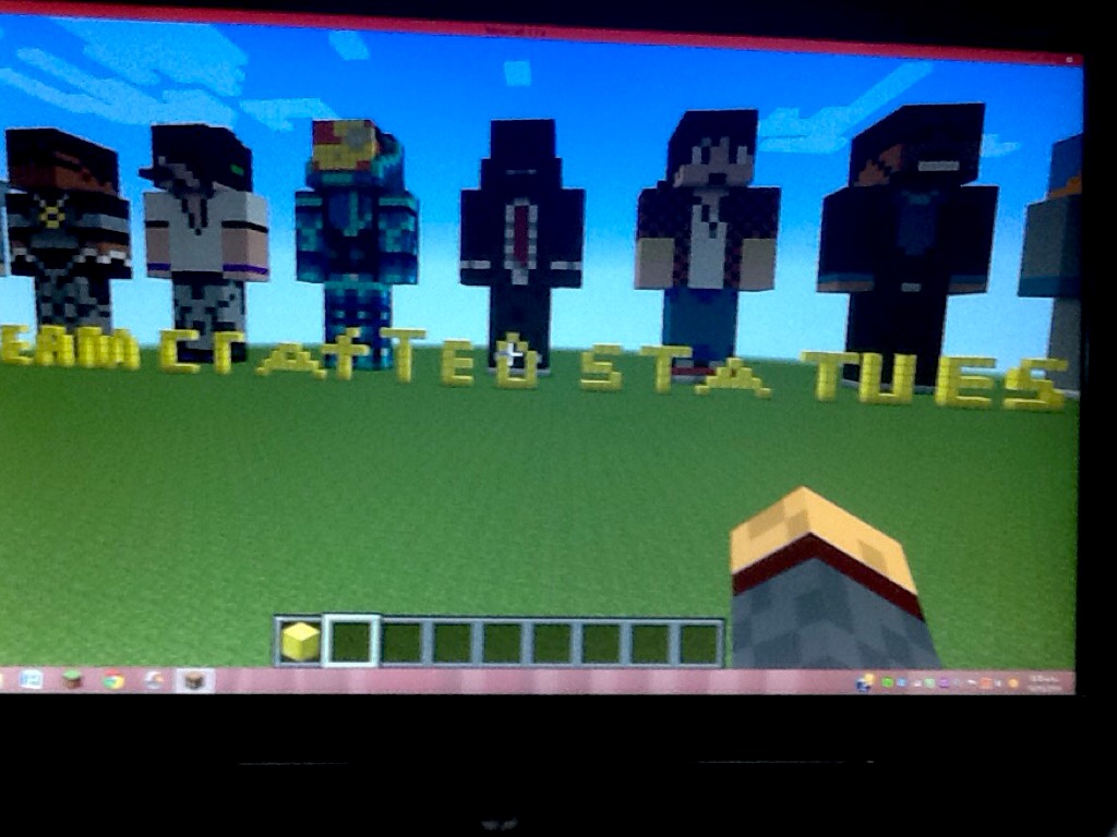 Team crafted Statues