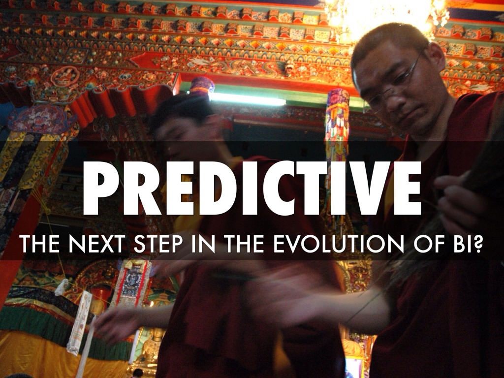 Predictive Analytics. Mainstream ready?