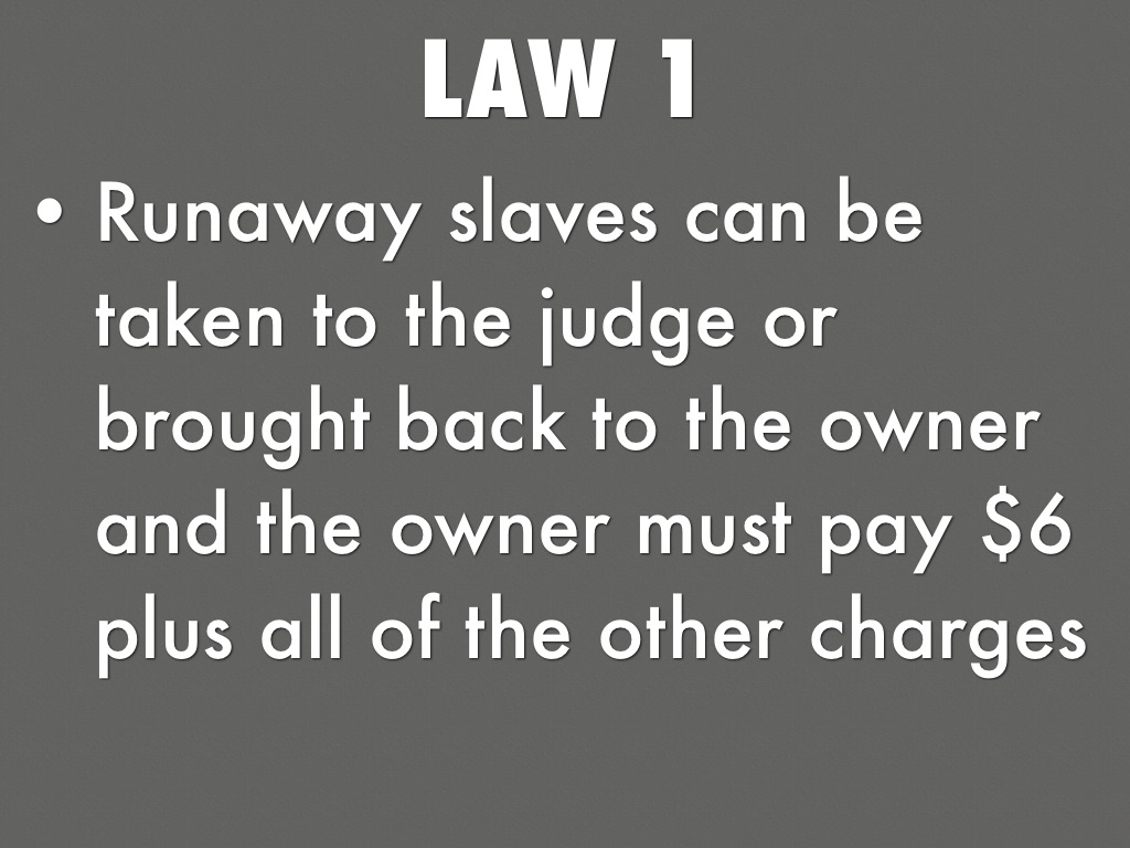 Slave Codes By Riley Houde