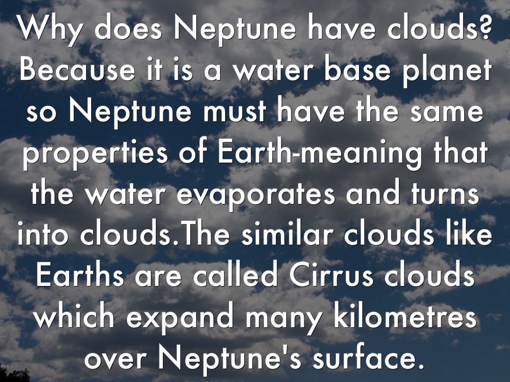 Does Neptune Have A Cloud Circling The by Room