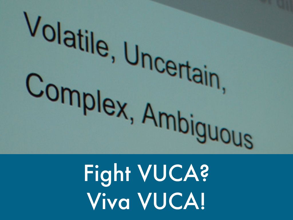 Fight VUCA? Viva VUCA!
