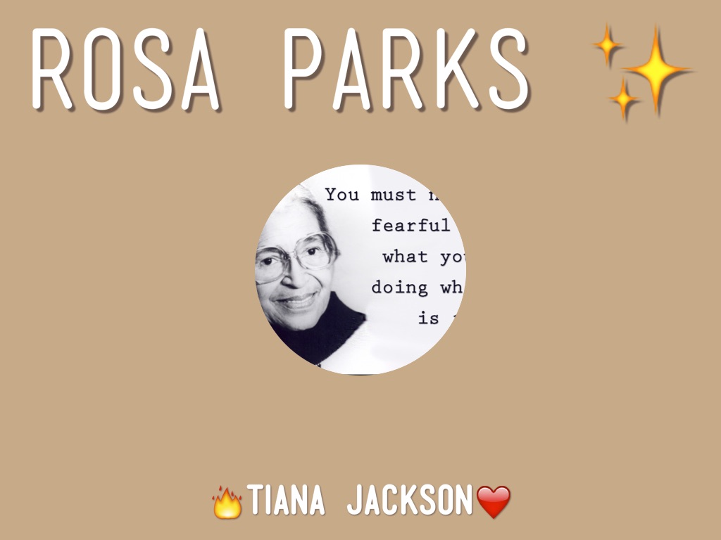 Rosa Parks ✨