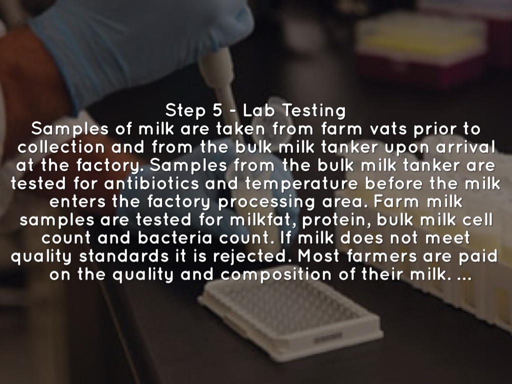 Milk Sample Testing Milk by Jessica Askew