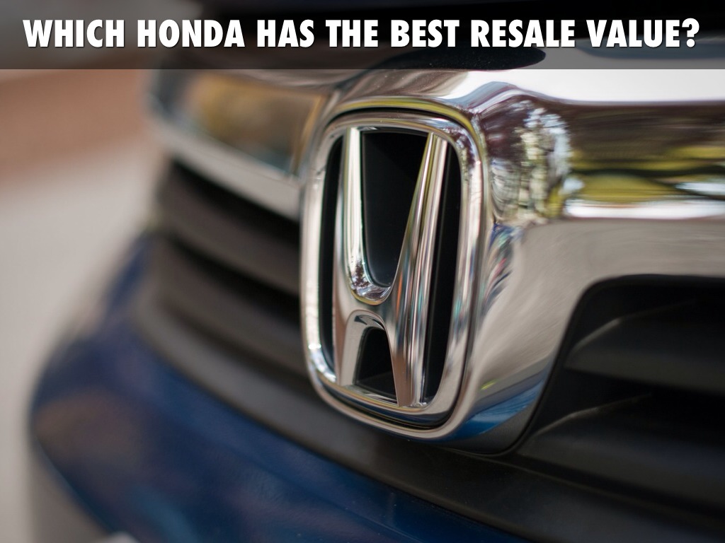 Best Honda Resale Value