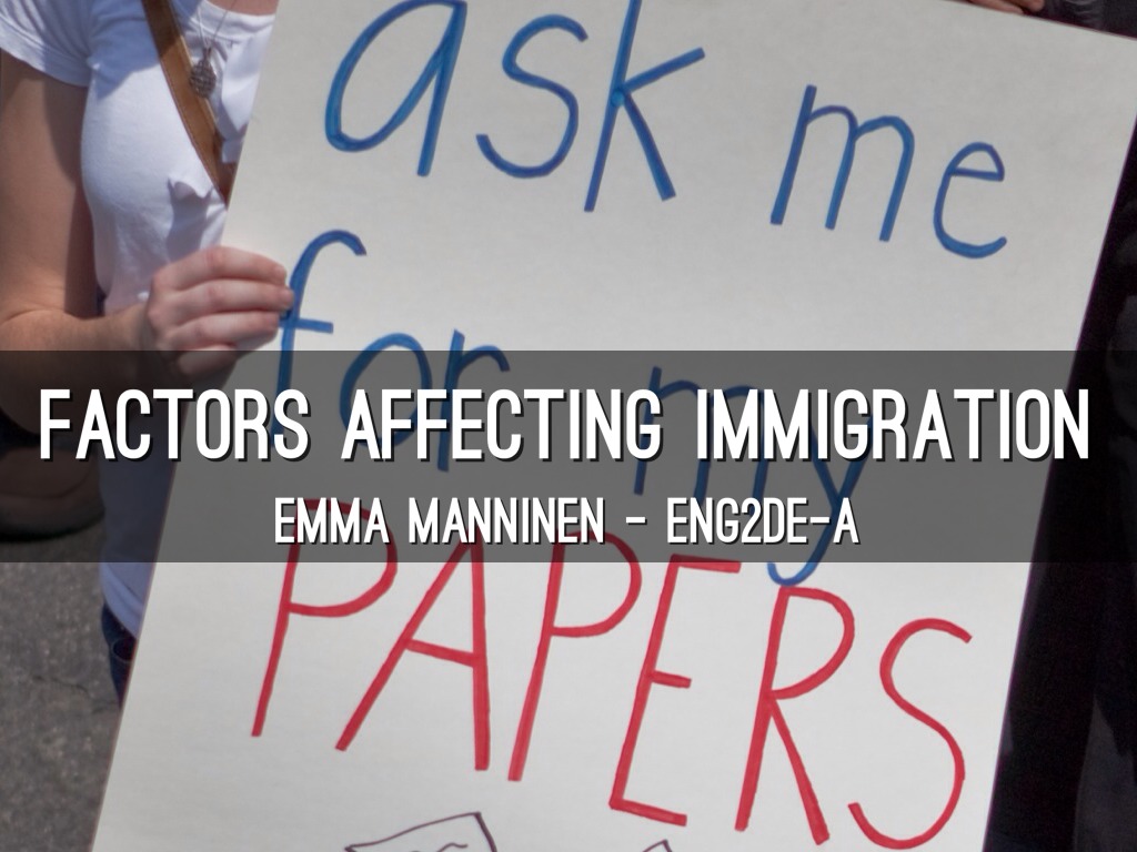 Factors Affecting Immigration