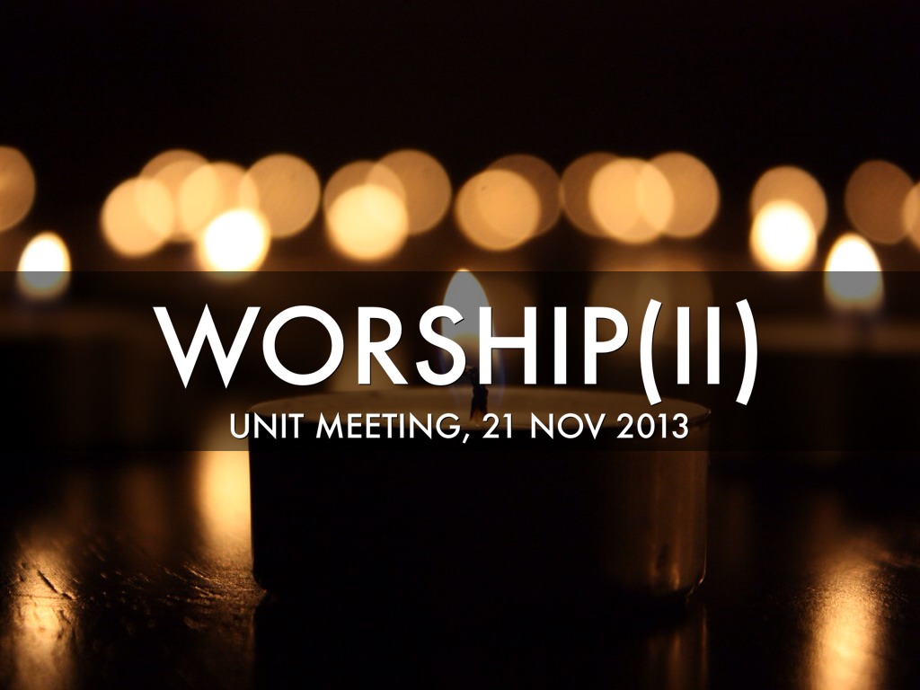 Worship As A Lifestyle