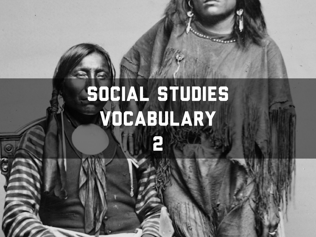 Social Studies-Vocabulary 2