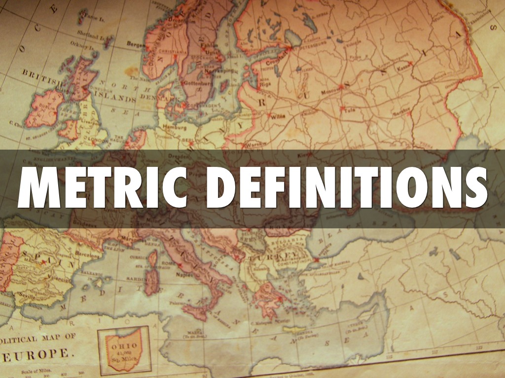 Metric Definitions