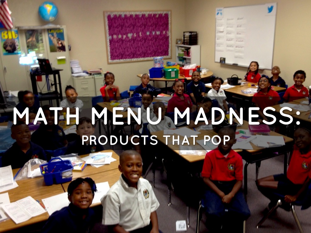 Math Menu Madness