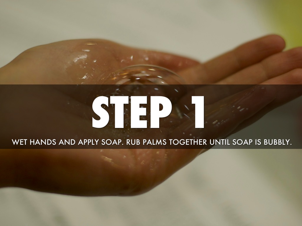 Steps To Washing Hands