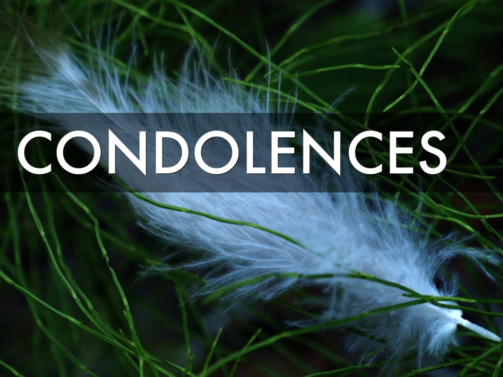 condolences vocab 