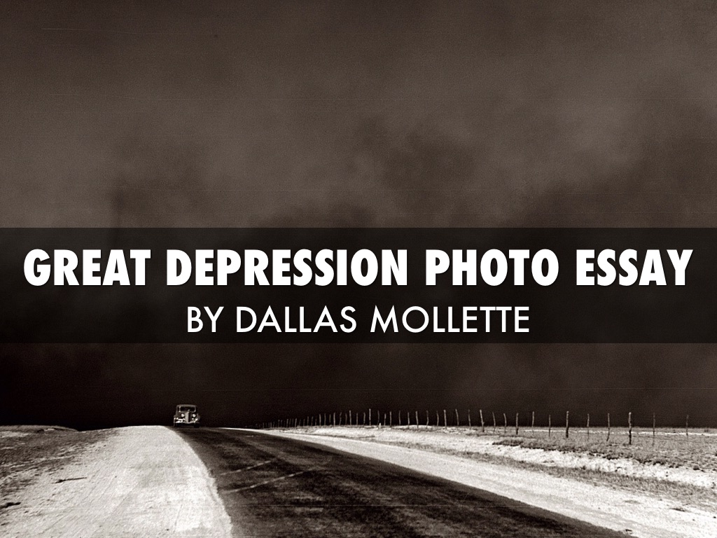 Great Depression Photo Essay 