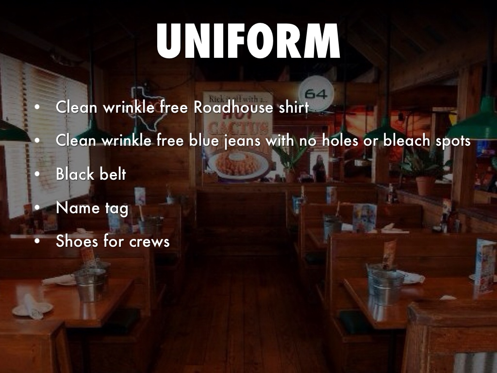 orientation txk by billy lee texas roadhouse uniform