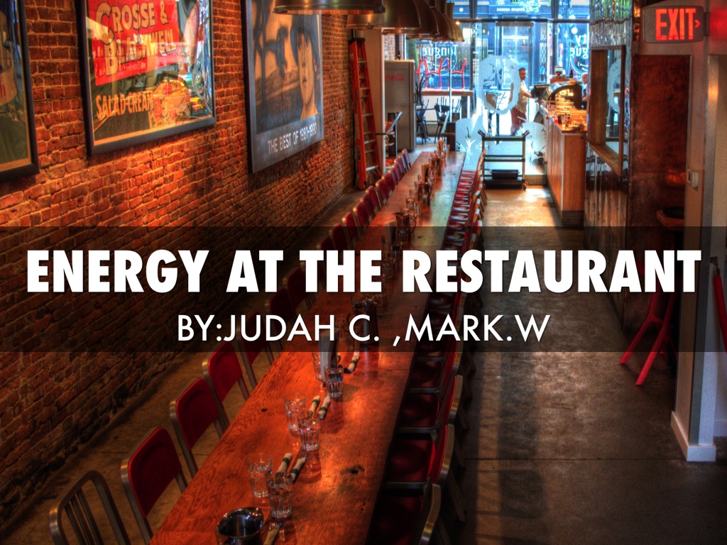 Energy At Restaurants