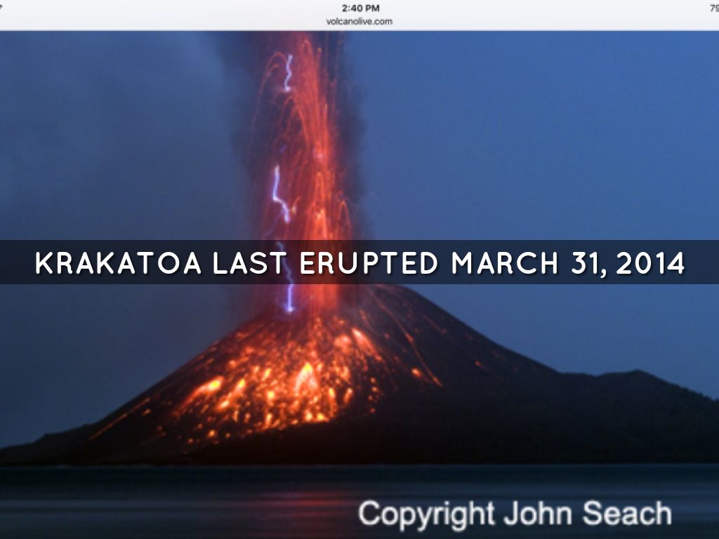 Krakatoa Volcano by Kenna Loewe