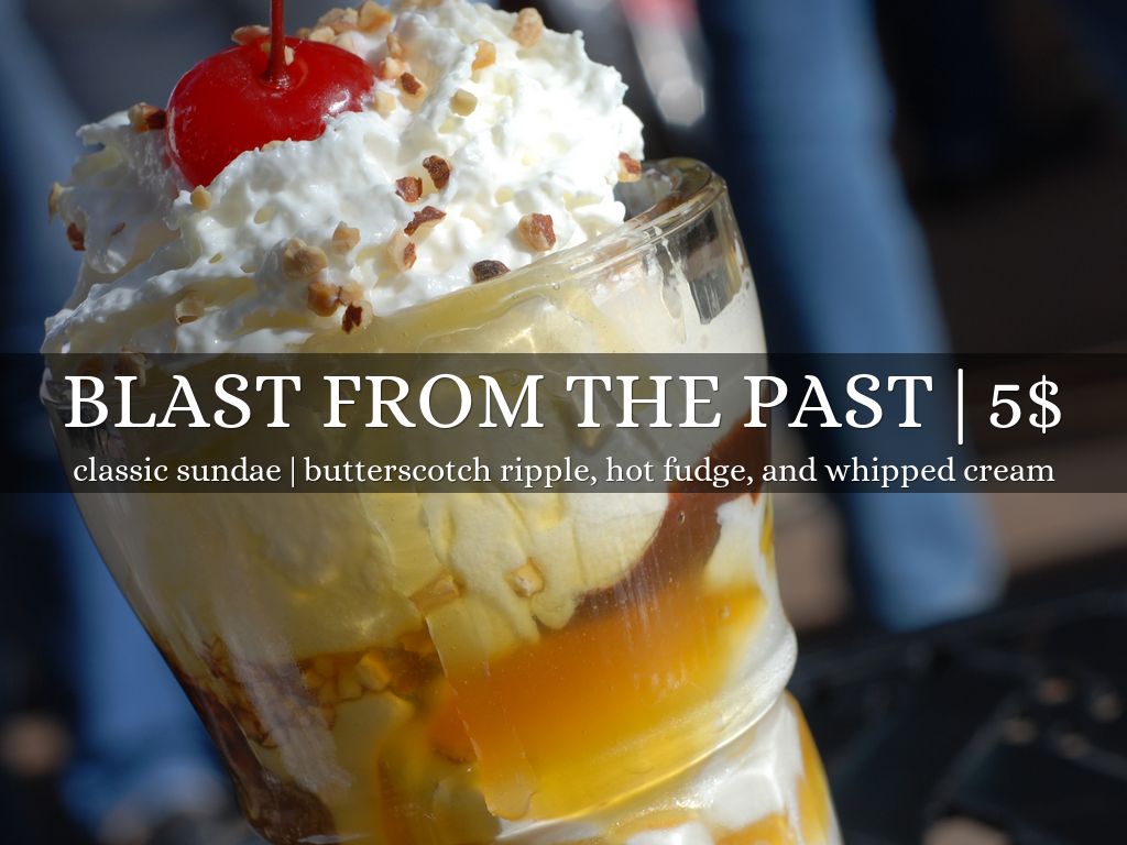 BLAST FROM THE PAST butterscotch ripple, by Mia Sanders