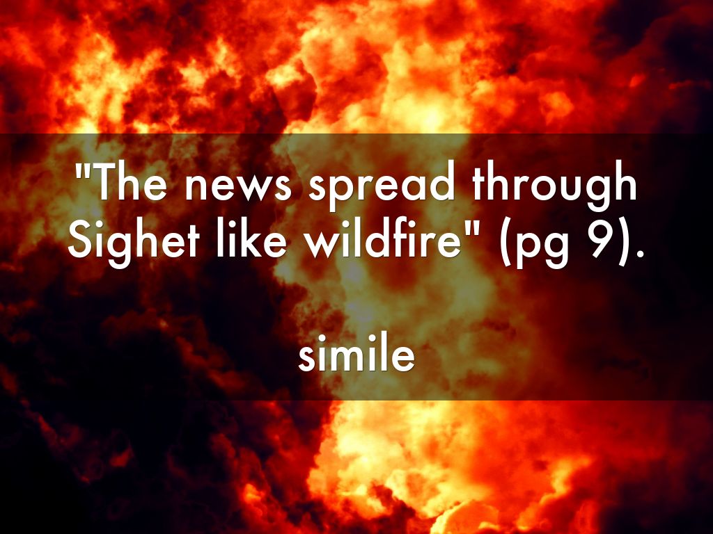 To Spread Like Wildfire Telegraph