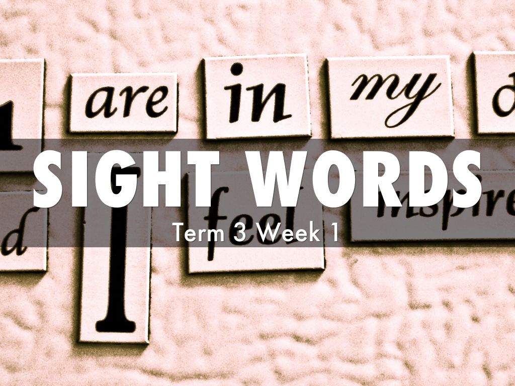 Sight Words