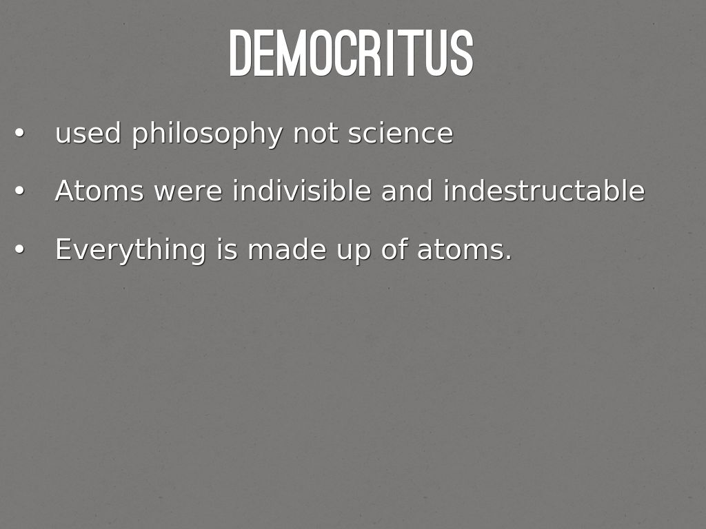 Democritus