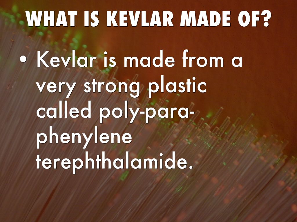what is kevlar made of