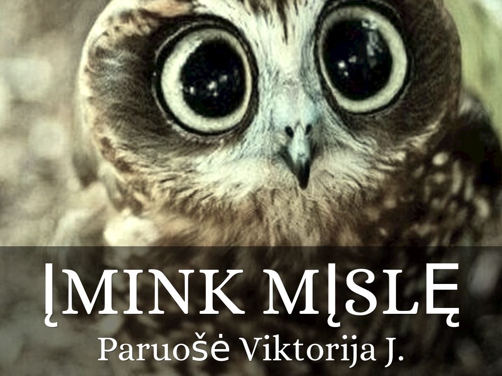ĮMINK MĮSLĘ