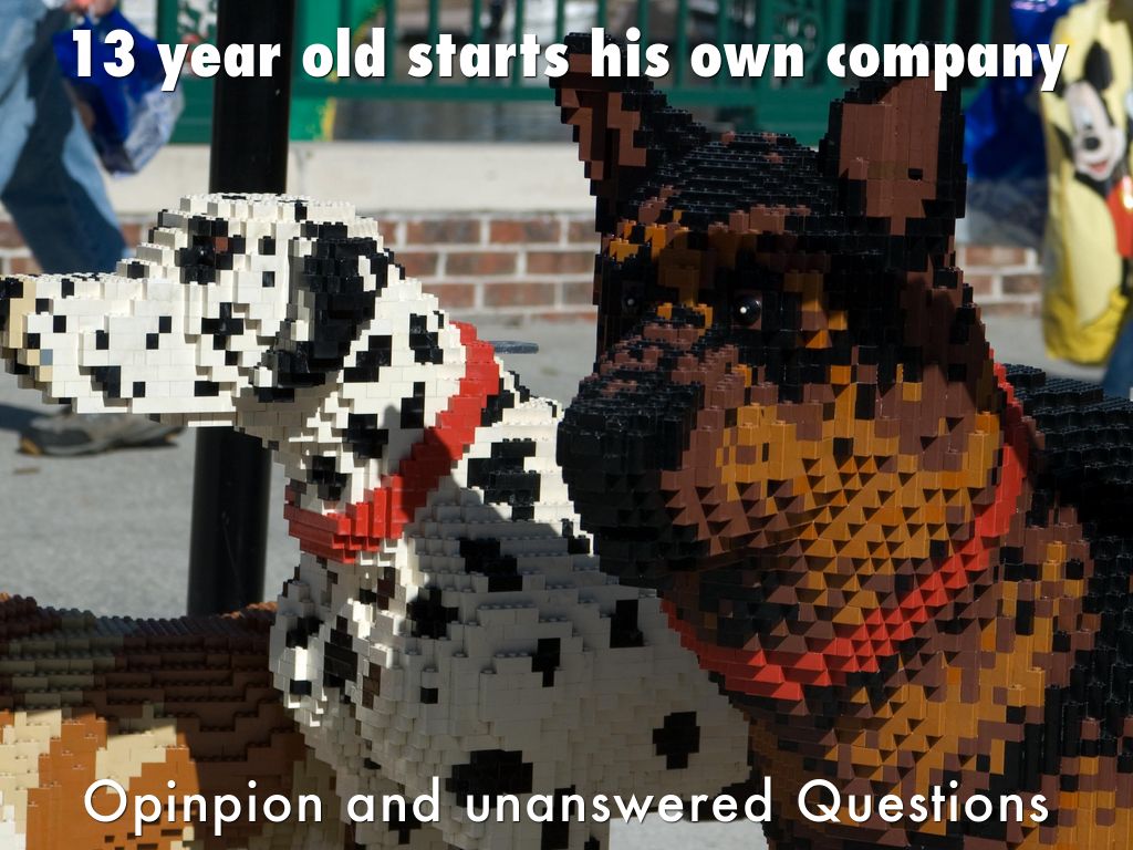 13 year old starts his own company