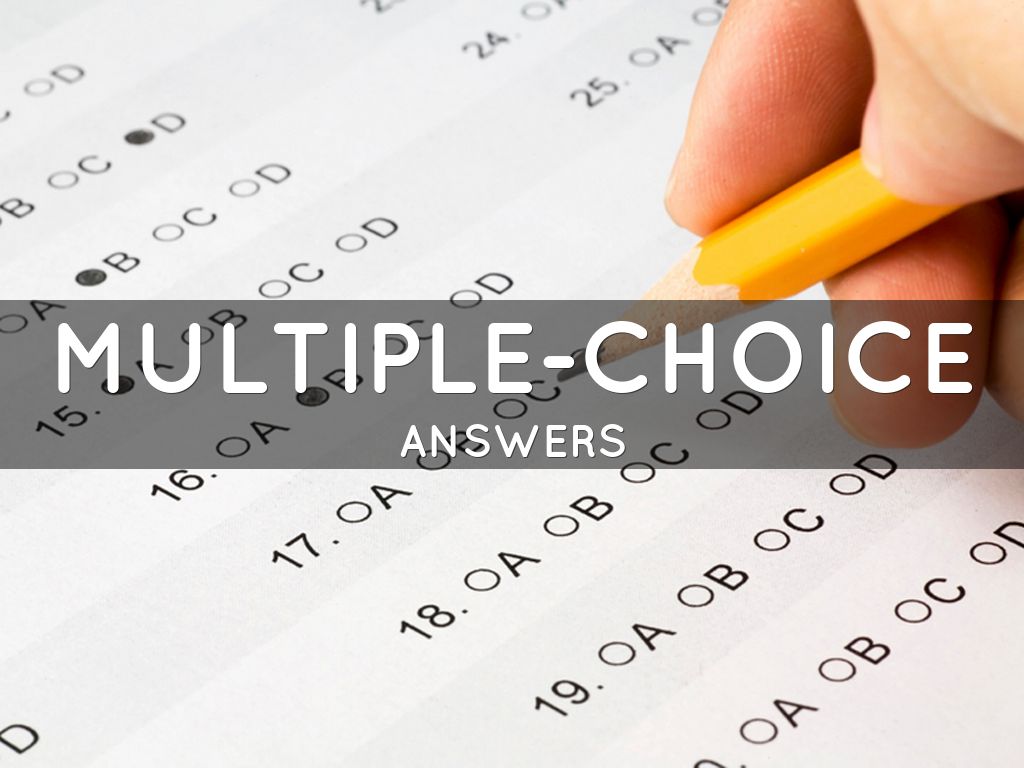 Multiple-Choice Answers