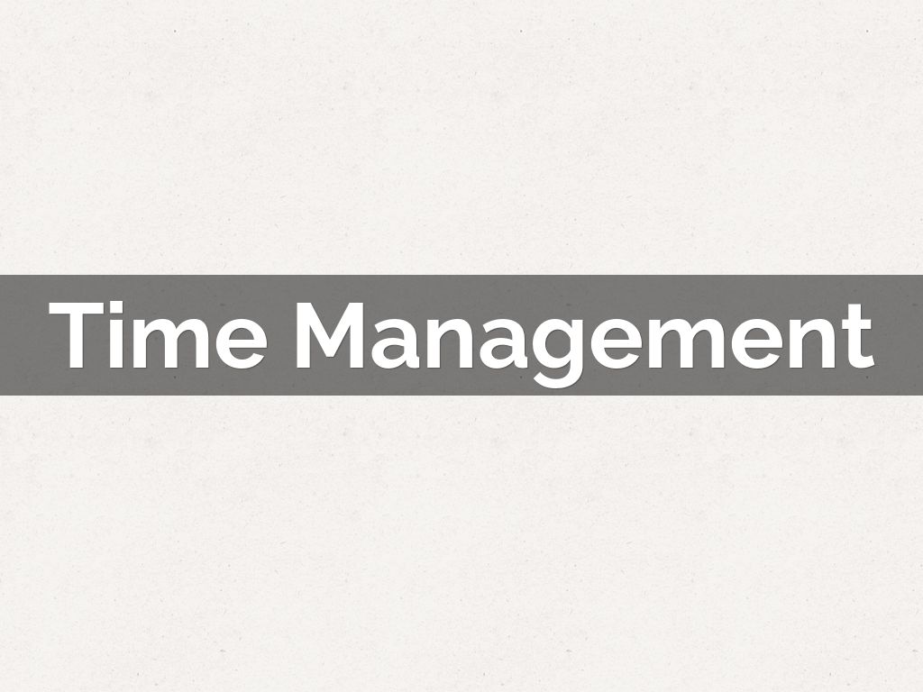 Time Management