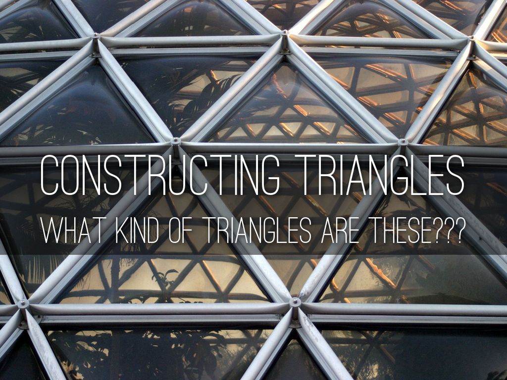 Constructing Triangles