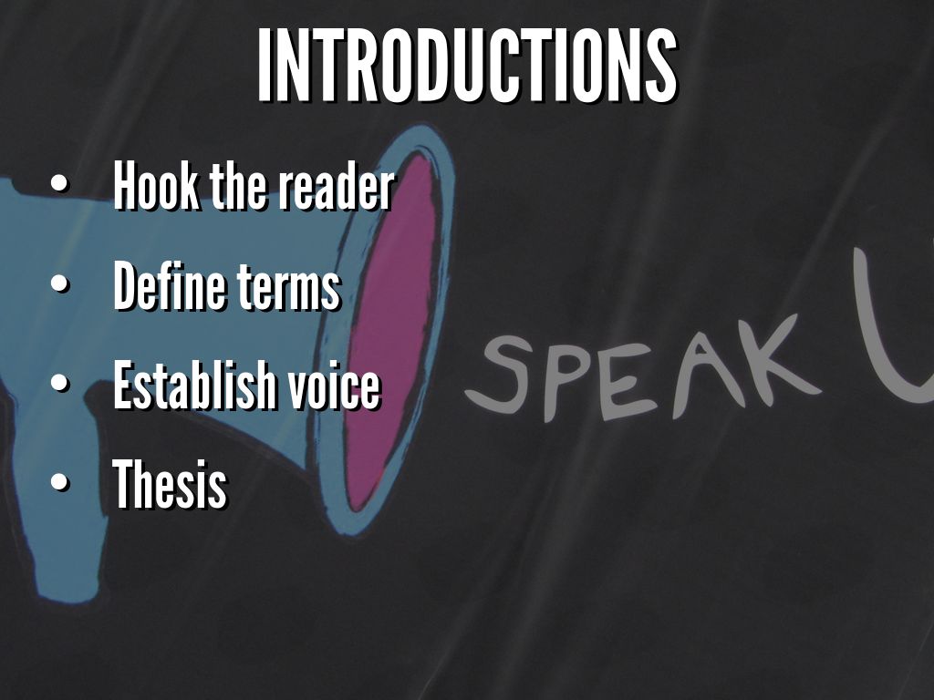 essay structure by L Wilson