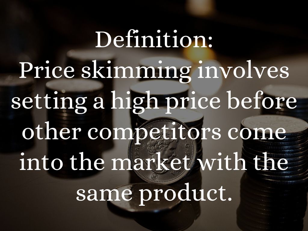 Price Skimming by maclachlanl