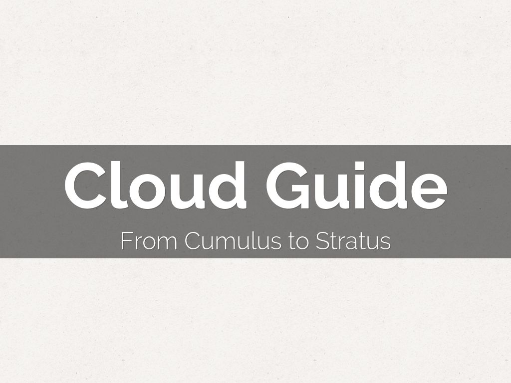 Cloud Guide